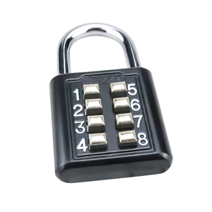 ตัวล็อคโลหะอัลลอยด์แบบตาบอดรหัสกุญแจ XMM-8023B 8หลักปุ่มกดล็อคแบบเก่า - Product Image 1