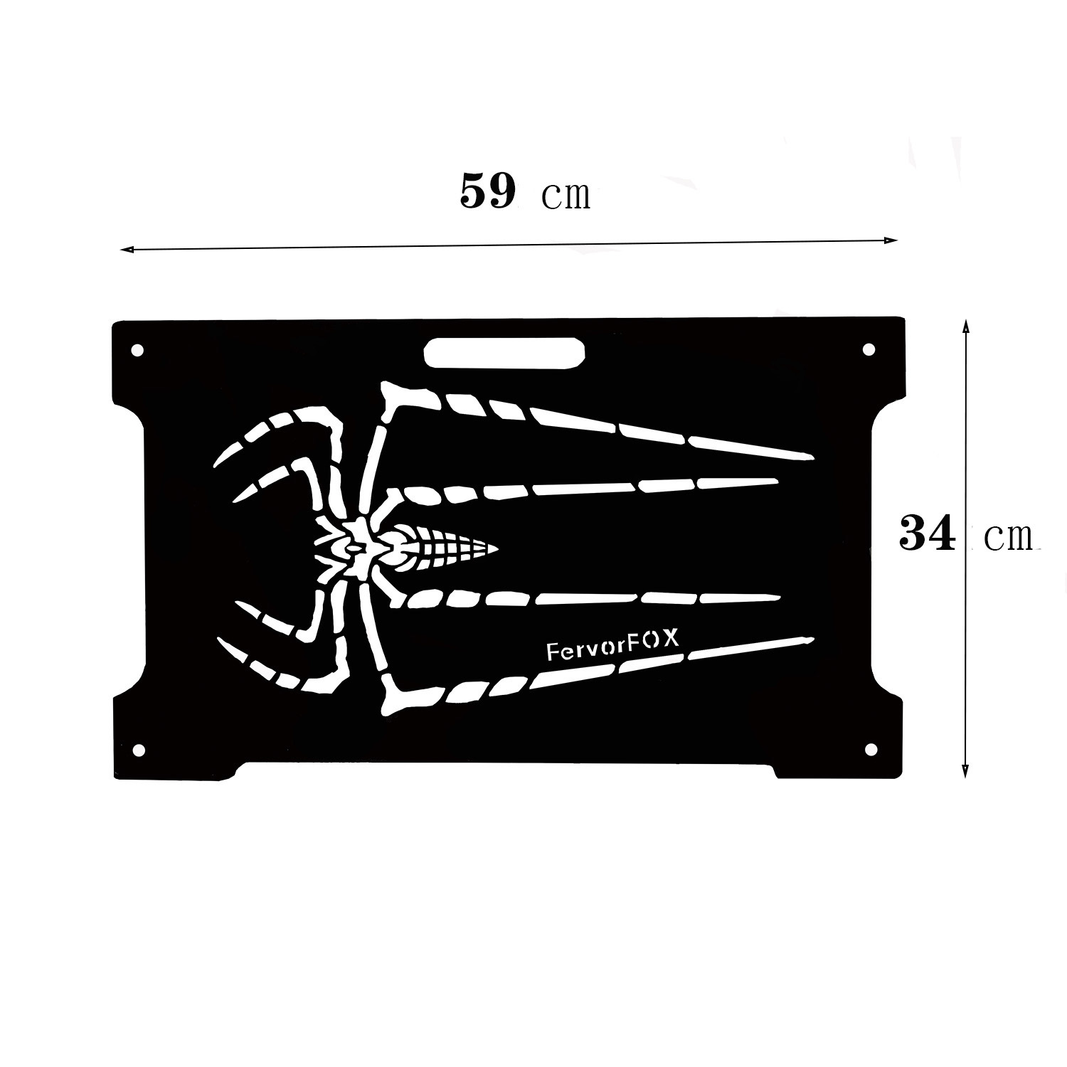 Black Spider (plateau simple, hors table en toile d'araignée) 945g
