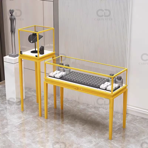 定制新型玻璃展示柜珠宝套装珠宝店手表店展示柜设计 - Product Image 3