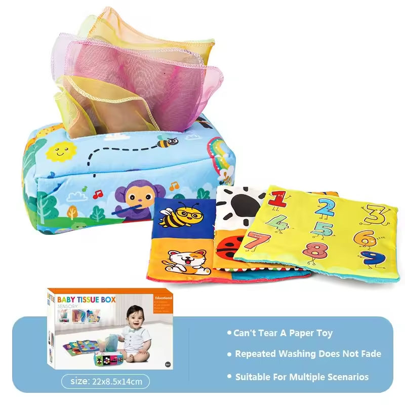 Mignon petit singe - Ensemble 3 pièces en papier avec foulard à 9 brins.