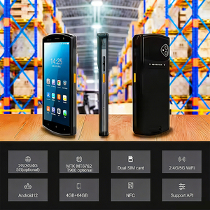 EDOO M914G Handheld <span class=keywords><strong>Android</strong></span> Mobiele <span class=keywords><strong>PDA</strong></span> Terminal met WIFI, GPS, NFC en Barcode Scanner voor Logistiek, Winkels en Magazijnen - Product Image 2