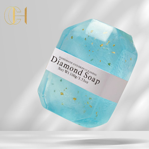C&H Handmade Luxury Diamond Custom Crystal <strong>Soap</strong> <strong>Bar</strong> Bath <strong>Soap</strong> Private Label And Fragrance
