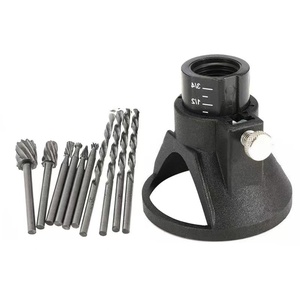 Juego de brocas para enrutador HSS, 11 Uds., herramientas rotativas de carburo Dremel, fresa para tallado de raíces de Metal y piedra de madera - Product Image 1