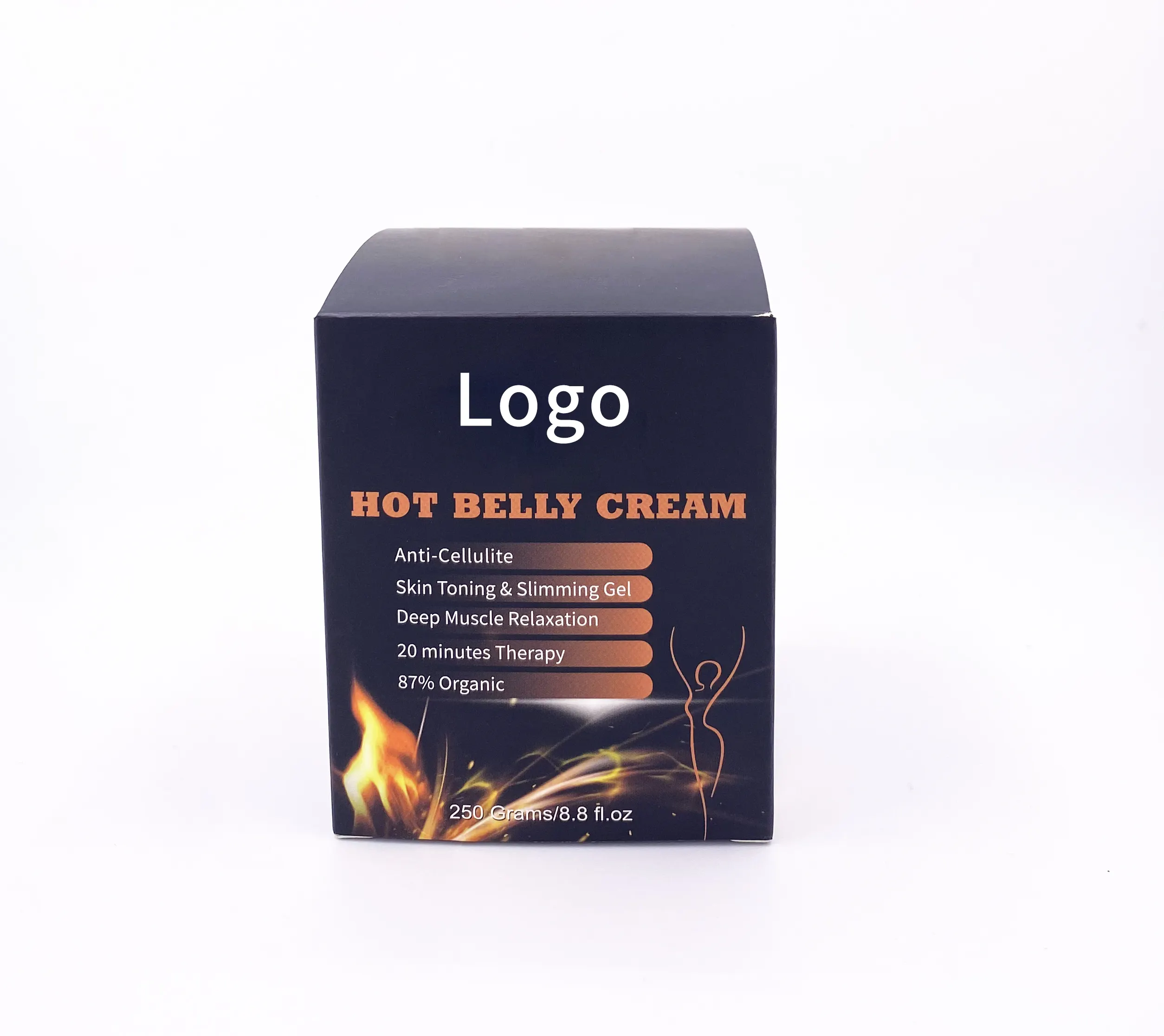 Private label OEM Body shaping hot gel Weight Loss belly fat burn organic lotion ginger slimming cream