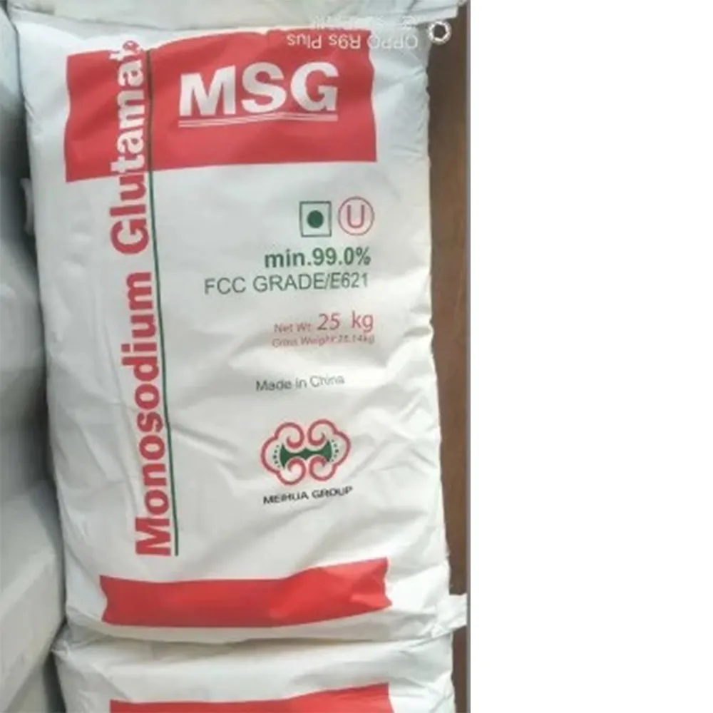 Çin fabrika toptan Meihua 99% MSG monosodyum glutamat