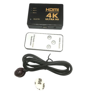 Emuladores EDID 3x1 HDMI Switch 4K @ 60Hz, en cada puerto de entrada, HDR 10, compatible con HDCP 2,2, 3x1, HDMI, interruptor 4K @ 60Hz