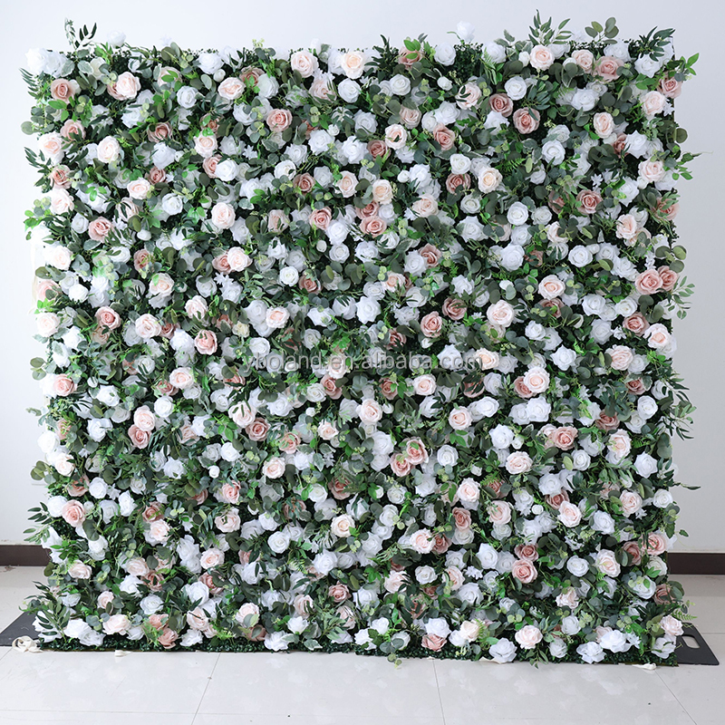 16 Mur de fleurs de rose