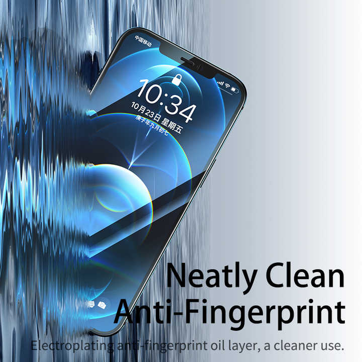 Remax Gl-38 Vollbild ohne schwarzen Rand Anti-Staub und Finger abdruck 9h hardness Tempered Glass Screen Protector für iPhone 12