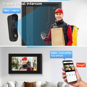 Sistema de timbre de videoportero AHD de 7 pulgadas compatible con desbloqueo RFIC para seguridad en el Hogar Inteligente WIFI puerta Visual teléfono Cámara timbre - Product Image 3
