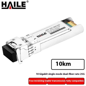 Módulo Óptico de Fibra Dual, Transceptores de Fibra Óptica Monomodo DDM para Redes TCP, LC, 1310nm, 10km, 25G, 2 Unidades, 2 Unidades, 2 Unidades