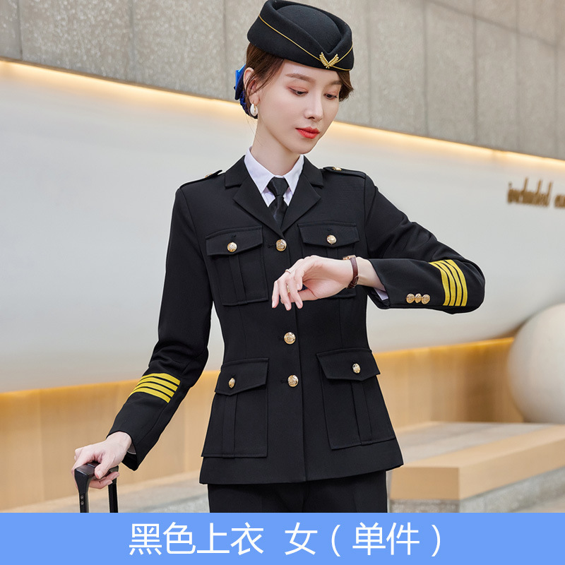 Black single-piece suit for women