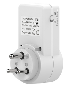 Interruttore digitale per conto alla rovescia per il conto alla rovescia per il controllo del tempo della batteria del telefono per la ricarica del veicolo elettrico presa per conto alla rovescia spina EU - Product Image 3