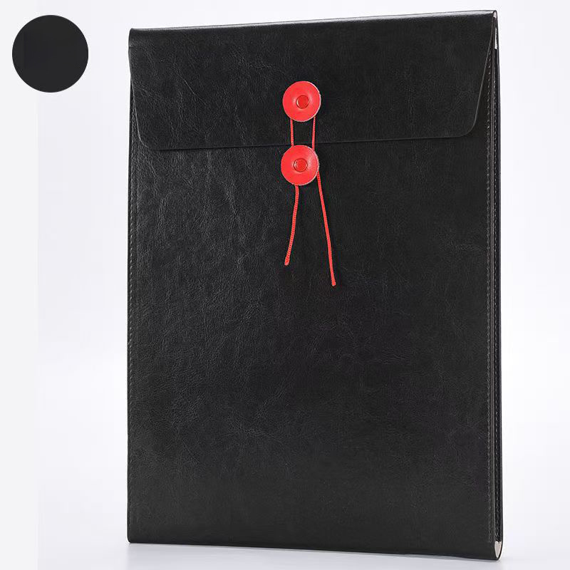 A4 vertical black with belt