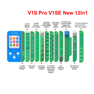 JCID <strong>Programmer</strong> Full Set 12 in 1 Adaptor for JCID V1S Pro <strong>Programmer</strong> Read Write Vibration JCID V1SE <strong>Programmer</strong> True Tone Face <strong>ID</strong> - Product Image 2