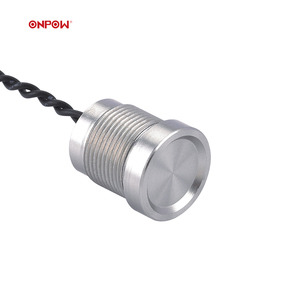 ONPOW 16mm piezo anahtarı, IP68 tüm su geçirmez anlık veya kilit tipi kullanım kötü ortamda - Product Image 1