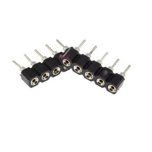 1x5 PIN singola fila rotonda femmina perno intestazione 2.54MM PITCH Strip connettore 5 p 5 PIN 5 PIN per scheda PCB arduino