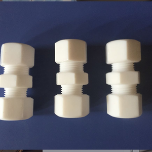 パイプバルブ継手圧縮バルクヘッドユニオンストレートヘッダーコネクタPTFEコネクタ - Product Image 4