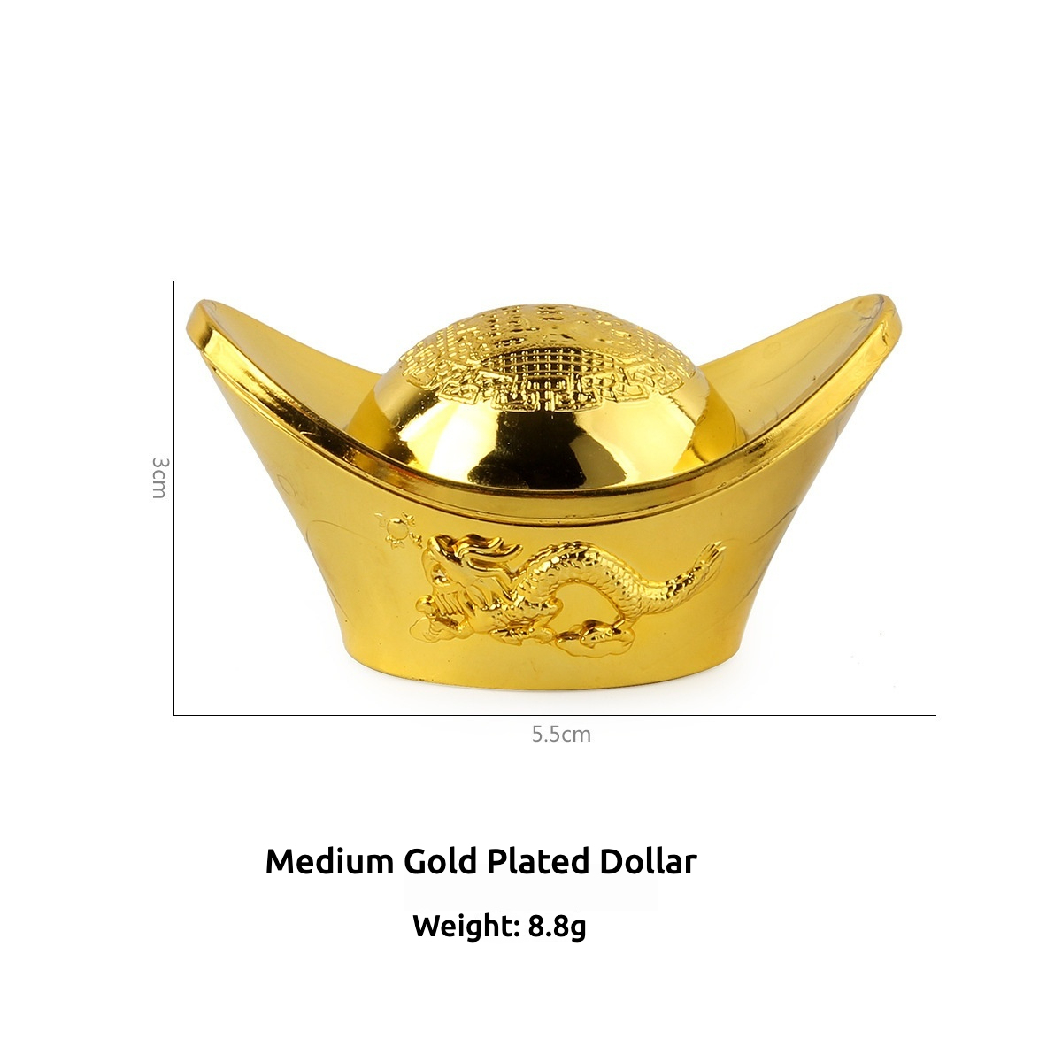 Dólar de oro medio aprox. 8,8 gramos