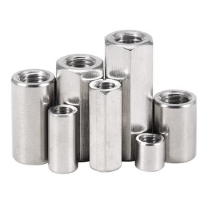 Customized DIN 6334 M2 M2.5 <strong>M3</strong> M4 M5 M6 M25 Stainless Steel Threaded Long Hex <strong>Coupling</strong> Nut - Product Image 2