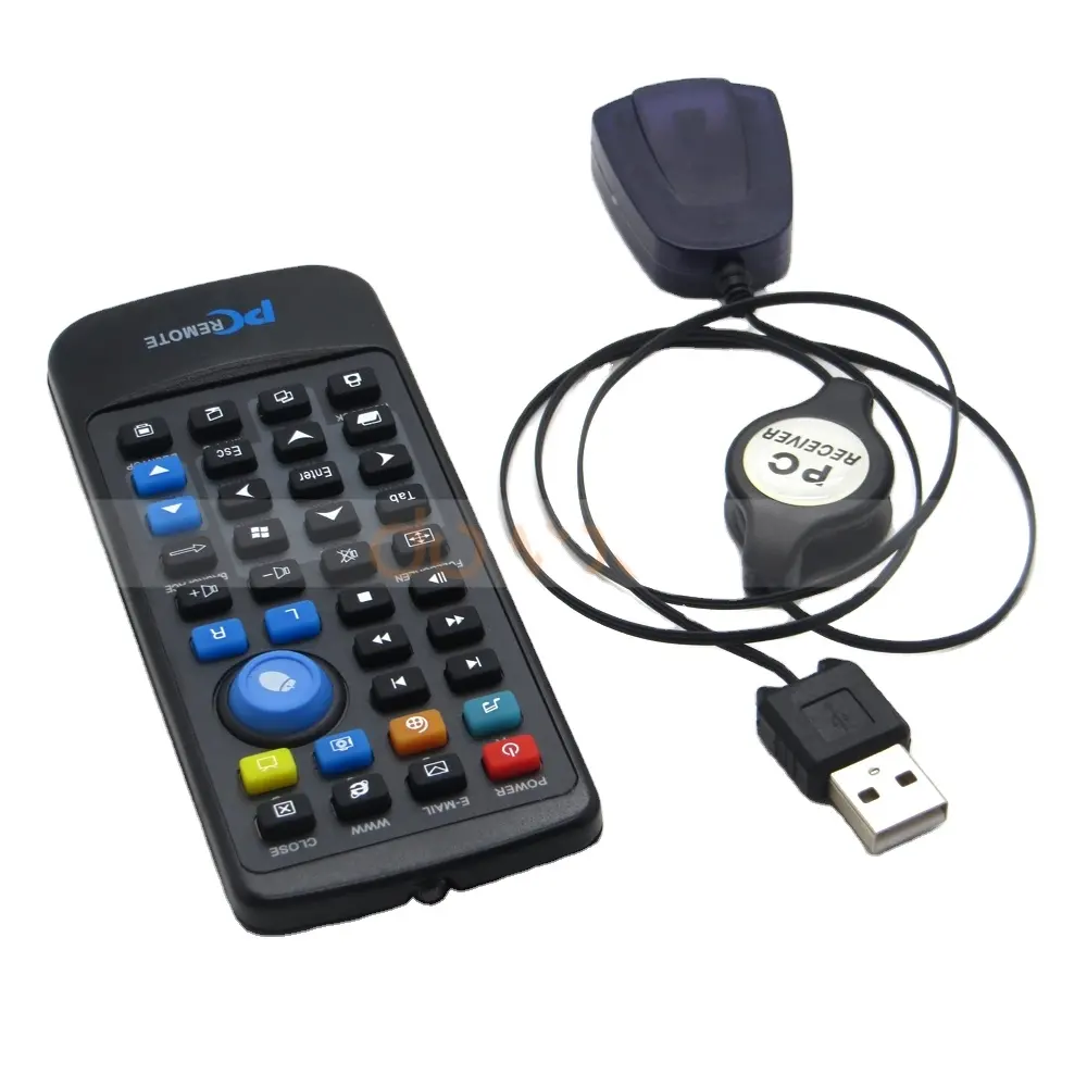 Universal PC IR Remote Control dengan USB Receiver untuk PC Laptop