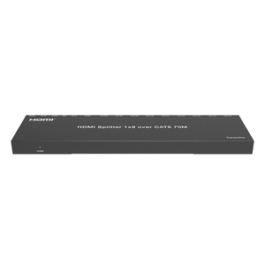 Divisor HDMI de 8 salidas 1X8 1 entrada HDMI, 1 salida de bucle HDMI y 8 salidas CAT 70M