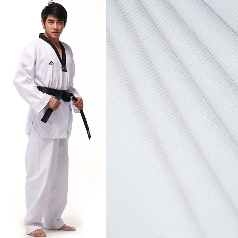 Tessuto Vermelho TC uniforme Taekwondo sportivo bianco tessuto 2022 di alta qualità