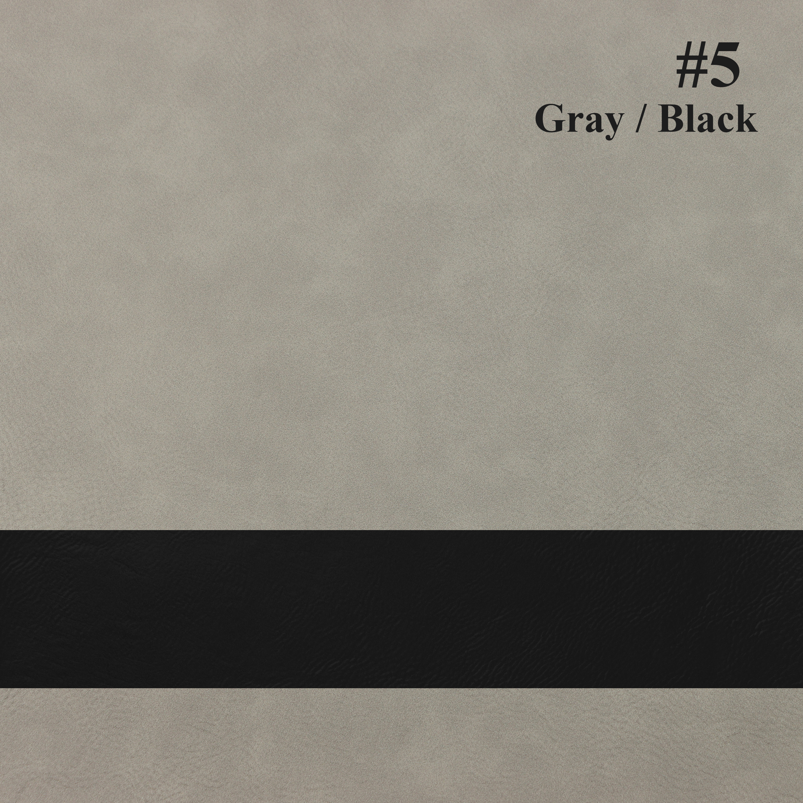 #5 gray/black