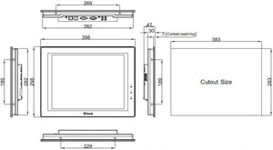 Industrial Device G070 G070E HMI Touch Screen 7 Inch 800*480 Ethernet 1 USB <strong>Host</strong> New <strong>Human</strong> Machine Interface RS232 RS422 RS485 - Product Image 4