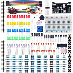 Wenden Sie das Learning Kit für elektronische Komponenten an. Anfänger-Starter-DIY-Kit mit Experimental Board Dupont Wire - Product Image 3