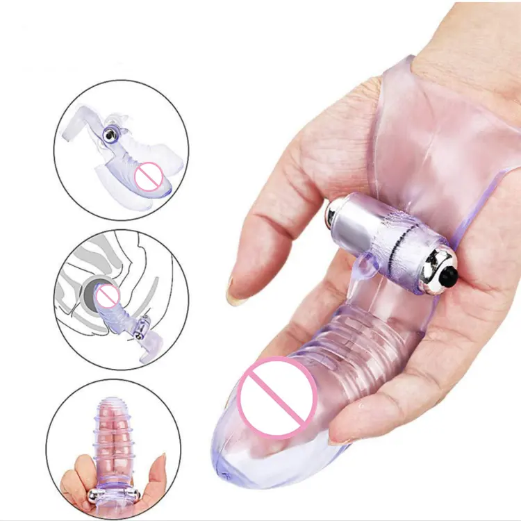 Mini sihirli G noktası vajina klitoris stimülasyon Pussy seks oyuncak parmak kollu vibratör kadın için