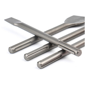 Customized Sand Blasted 40cr SDS Max <strong>Chisel</strong> Point Flat Self Sharpening <strong>Masonry</strong> <strong>Chisels</strong> Set <strong>for</strong> Brick Wall - Product Image 4
