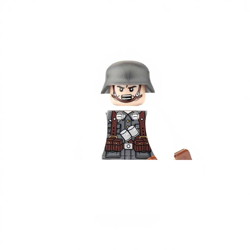 German soldier model a-10-person-with weapons