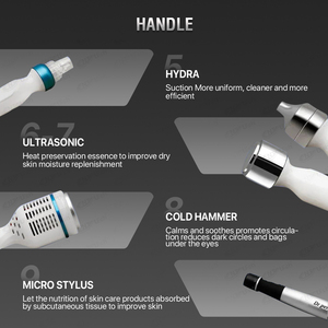 पेशेवर बहुक्रियाशील हाइड्रा त्वचा चेहरे की सुंदरता ऑक्सीजन मशीन - Product Image 3