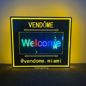APP programmier bare LED-Nachricht Festzelt Schild Bildschirm Flasche Moderator Glorifier Champagner VIP für Bar Lounge