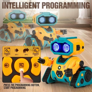 Intelligenter multifunktion aler RC-Roboter Toy Touch-Sensing 2.4G Fernbedienung programmierung Interaktiver Roboter mit Lichtsc haltung