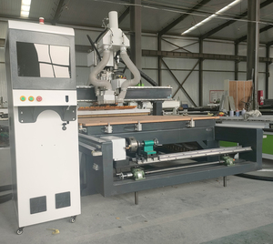 Máquina Cortadora automática de puerta de madera contrachapada para muebles de madera multifunción 2024, máquina cortadora de madera CNC ATC rotativa de 4 ejes con hoja de sierra - Product Image 5