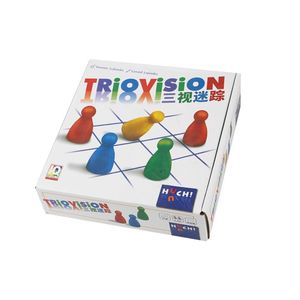 子供カラフルな視覚追跡スペースおもちゃ感覚観察パズルボード木製バトルゲームそわそわ感覚おもちゃ - Product Image 1