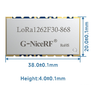 SPIインターフェイスワイヤレスリモートLoRa1262F302WloraモジュールSX1262ワイヤレスモジュールハイパワー6.5VデータフォーマットLoRa/G-FSK - Product Image 3