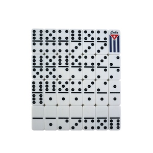 Профессиональный Набор для игры в виде флага, Куба, домино, двойной, 6, 28 шт., белый Спиннер для домино в деревянной коробке для настольной игры - Product Image 5