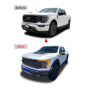 F150 Raptor vücut kiti için ön tampon kaput çamurluk 2021 F150 yükseltme 2021 Raptor R için 2021 F-150 için 2021 Raptor R - Product Image 3