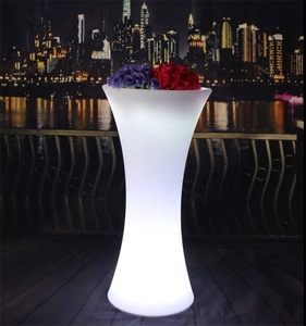 8.23 şarj edilebilir Led saksılar plastik bahçe saksıları uzaktan kumanda 16 renkler su geçirmez Led aydınlatma çiçek saksıları Flower - Product Image 3