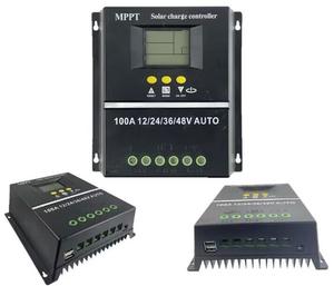 Smart 100A 80A 60A 12V 24V 48V 60V автоматический переключатель MPPT контроллер солнечной батареи - Product Image 4