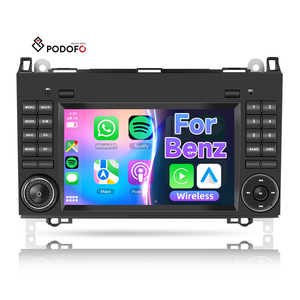 วิทยุสเตอริโอในรถยนต์ระบบแอนดรอยด์2 DIN 7นิ้วสำหรับรถยนต์วิทยุไร้สาย CarPlay/Android Auto GPS WiFi BT สำหรับ Benz W169/B200/viano/sprinter - Product Image 1