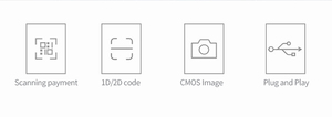 Módulo de escáner de código de barras, lector de código de barras, 1D, 2D, QR, incrustado, módulo de motor - Product Image 3