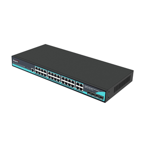 Wanglink 24*10/100/1000Base-T POE Ethernet Ports with 4 1000Base-X SFP Combo Ports L2 Managed PoE Switch Support CLI WEB SNMP - Product Image 2