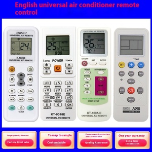 K-1028E A998 KT-109 KT-9018E e altri modelli di luci LED Wireless con codici fissi telecomando aria condizionata LCD - Product Image 3