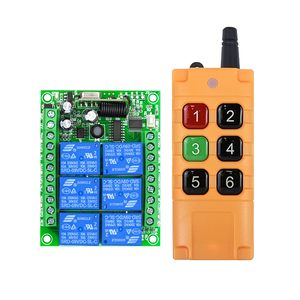 ガレージ用ドアオープナー6CH 12V 24V DC 10A ASKユニバーサルリレーレシーバーワイヤレスリモコン - Product Image 1
