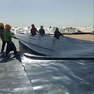 Madencilik endüstrisi için 2.0mm HDPE geomembranlar dış mekan kullanımı depolama alanı HDPE malzeme - Product Image 5
