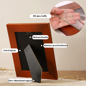 Tùy chỉnh bán buôn sản phẩm mới nhất với logo trang trí nội thất gỗ khung ảnh - Product Image 3