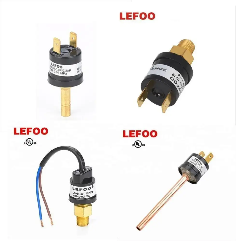 LEFOO LF08 Automatic Reset Refrigeration System, Air Conditioning Pressure Switch, High Low Pressure Switch